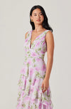 ASTR the Label Cytherea Asymmetrical Midi Dress
