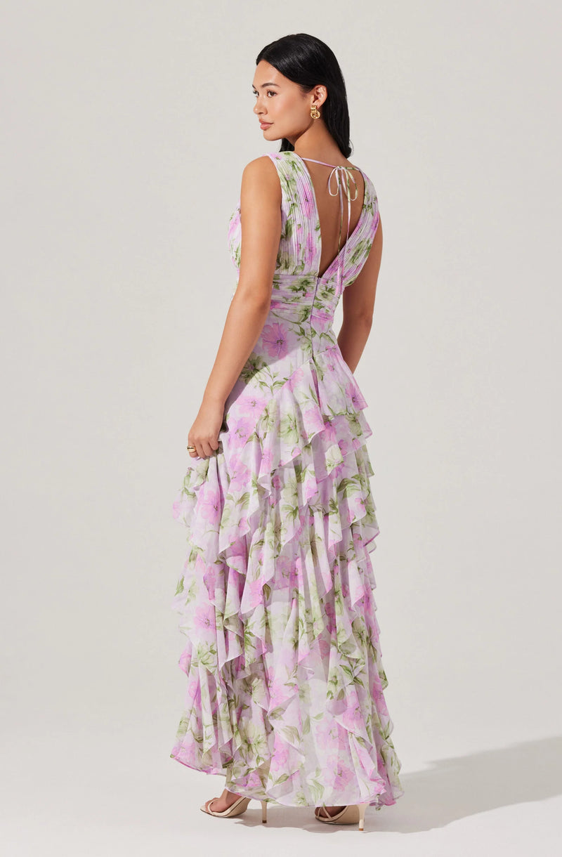 ASTR the Label Cytherea Asymmetrical Midi Dress