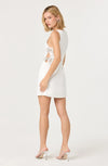 ASTR The Label Kinsey Satin Bow Mini Dress