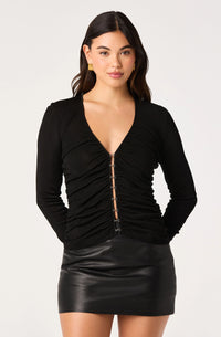 ASTR The Label Arielle Skort in Black