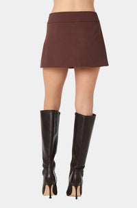 ASTR The Label Tessa Skort in Mulberry