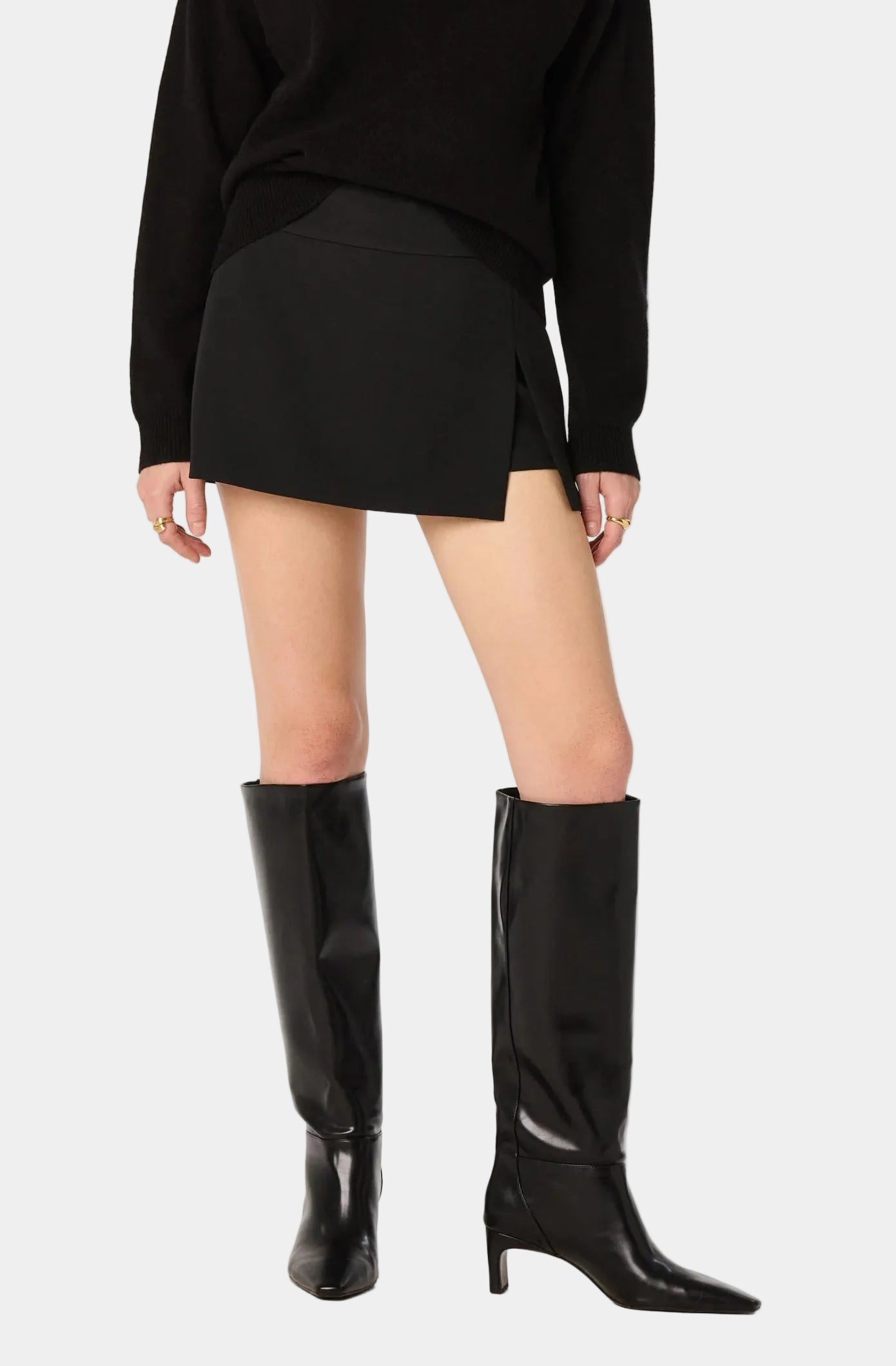 ASTR The Label Tessa Skort in Black