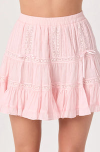 ASTR The Label Delia Top & Mini Skirt Set