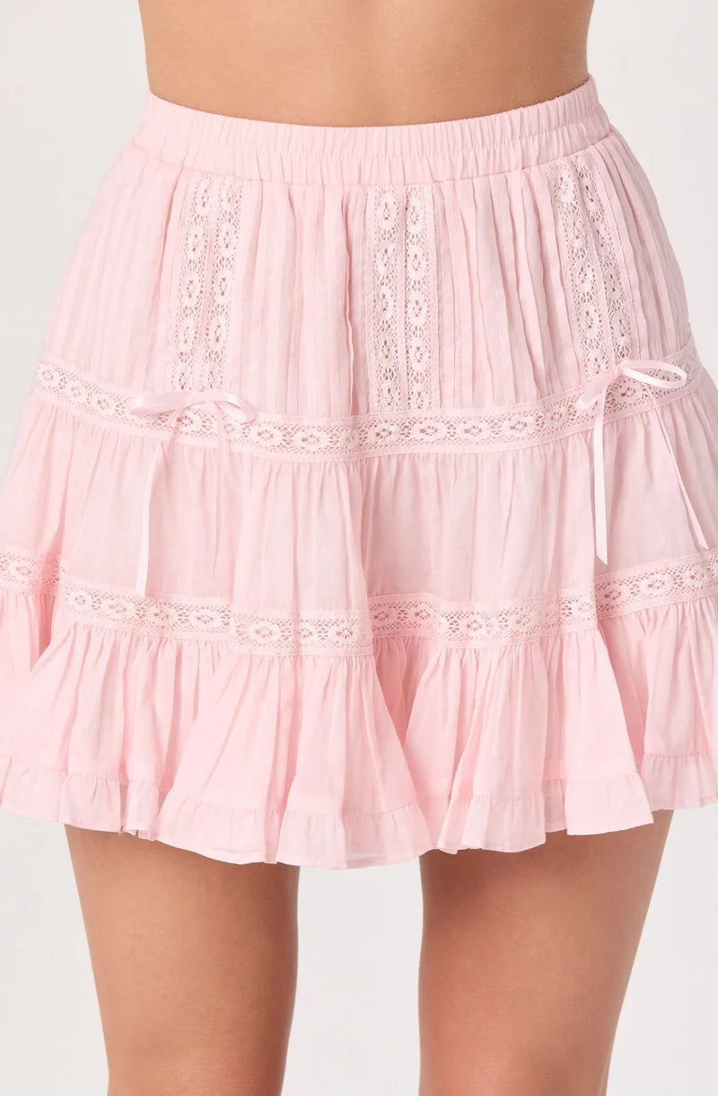 ASTR The Label Delia Top & Mini Skirt Set