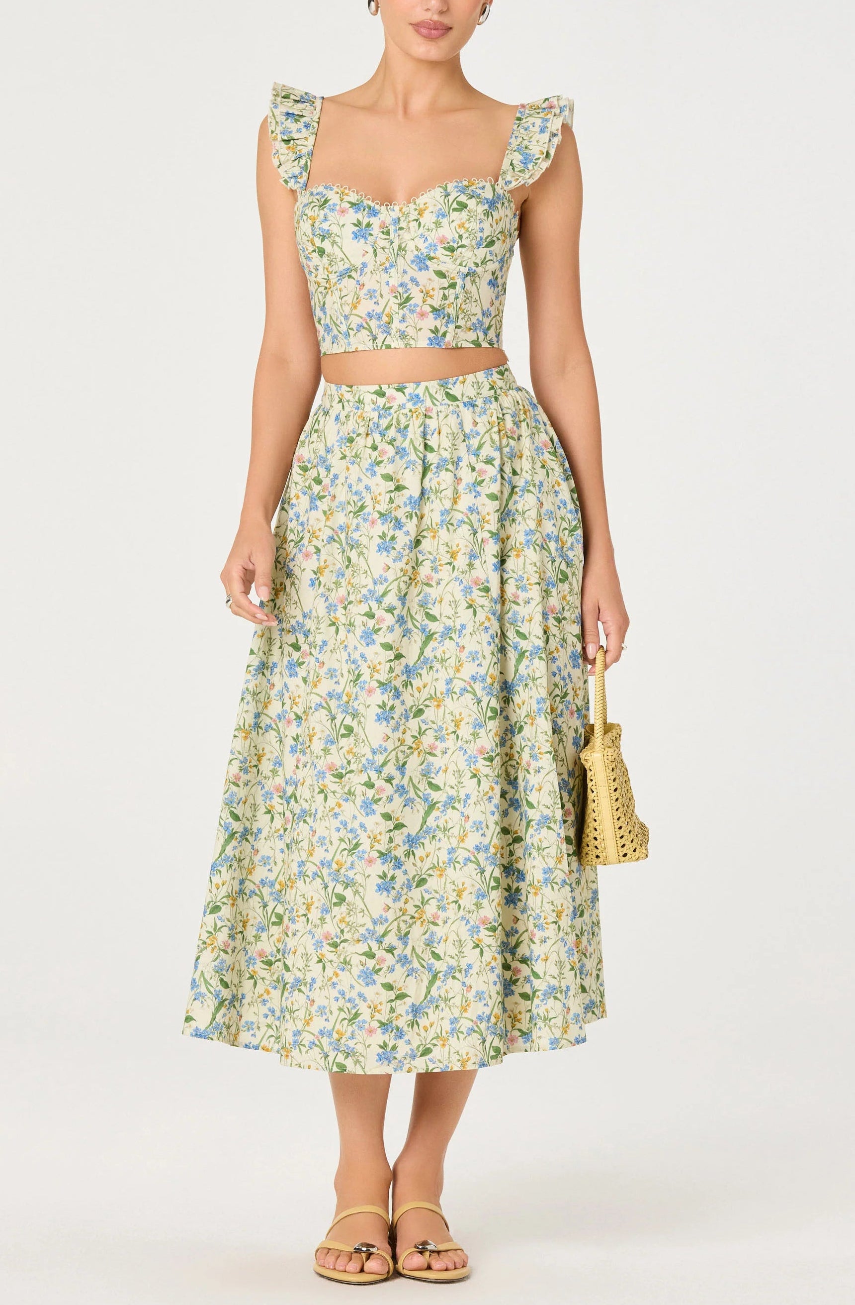 ASTR The Label Wedelia Top & Wylda Skirt Set