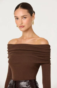 ASTR The Label Kylin Sweater in Brown