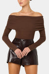 ASTR The Label Kylin Sweater in Brown