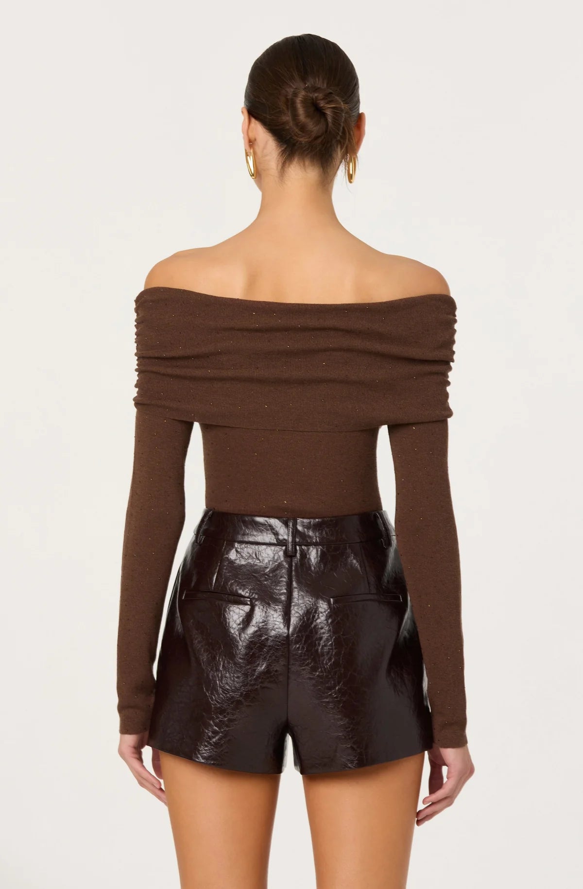 ASTR The Label Kylin Sweater in Brown