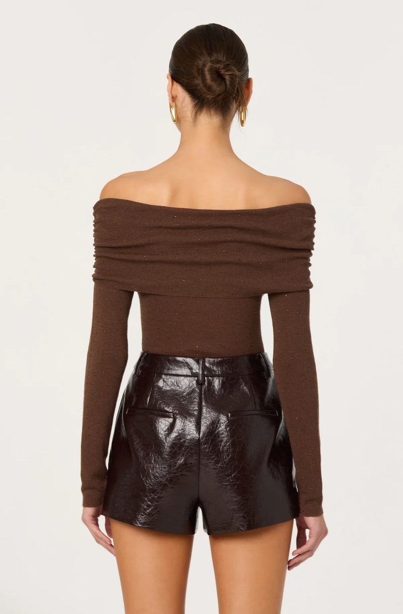 ASTR The Label Kylin Sweater in Brown