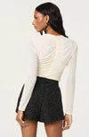 ASTR The Label Yasmine Top in Off White