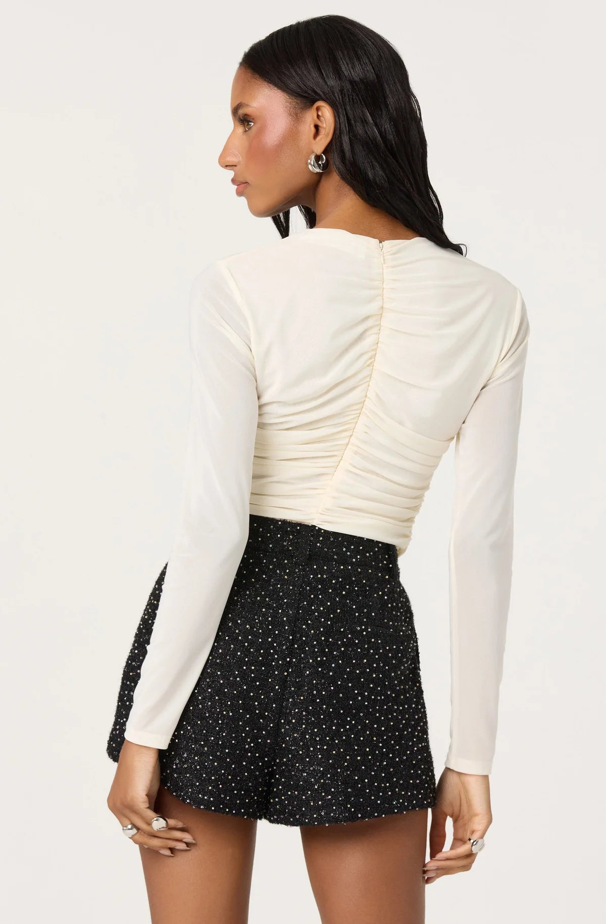 ASTR The Label Yasmine Top in Off White