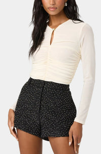 ASTR The Label Yasmine Top in Off White