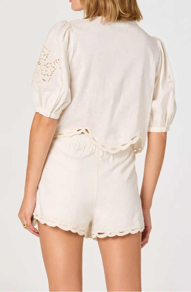 ASTR Joellyn Top and Mini Short Set