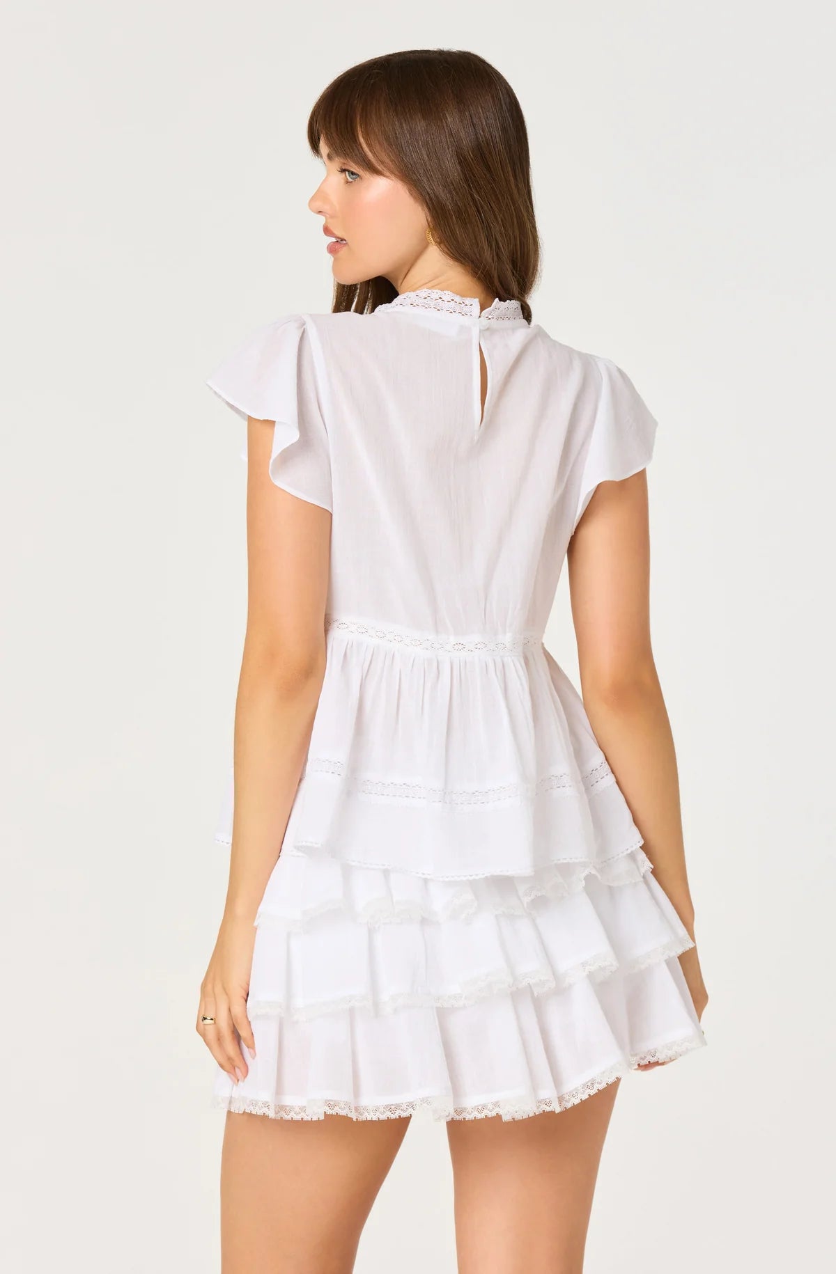 ASTR The Label Jenny Eyelet Top