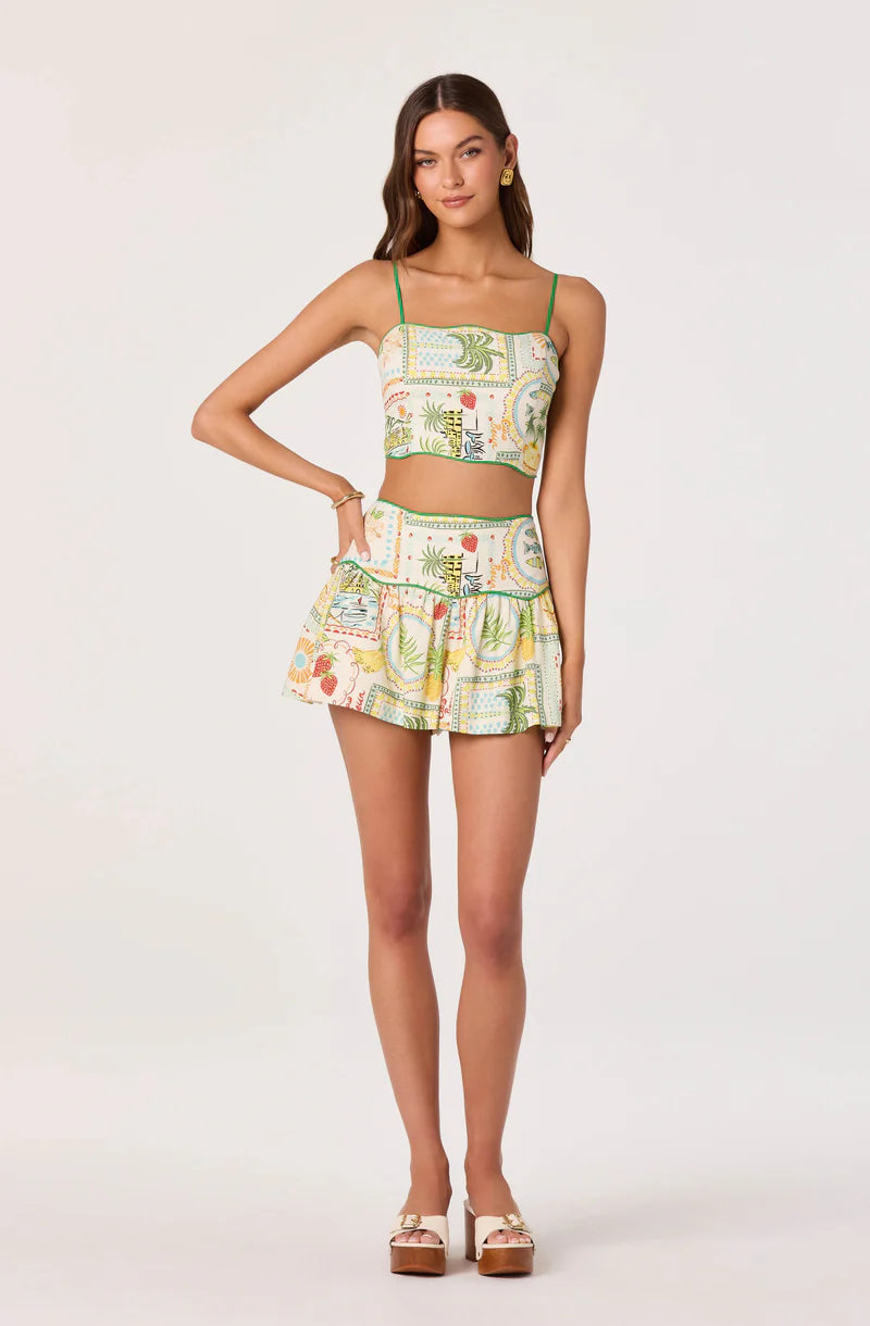 ASTR The Label Heidi Top & Shorts Set