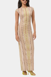 AFRM Cody Maxi Dress in Tonal Dot