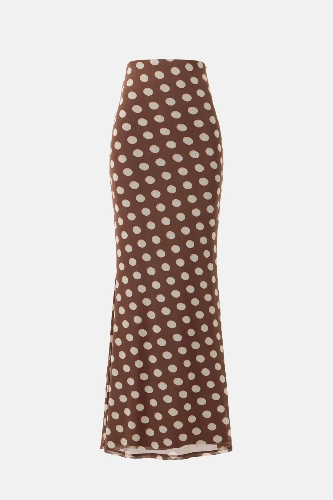 AFRM Tegan Skirt in Chocolate Halo Dot