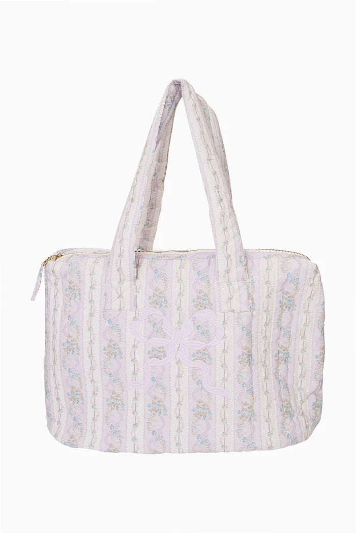 Love Shack Fancy Aja Tote Bag in Iris Amour
