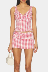 Amanda Uprichard Alistair Top & Skort Set
