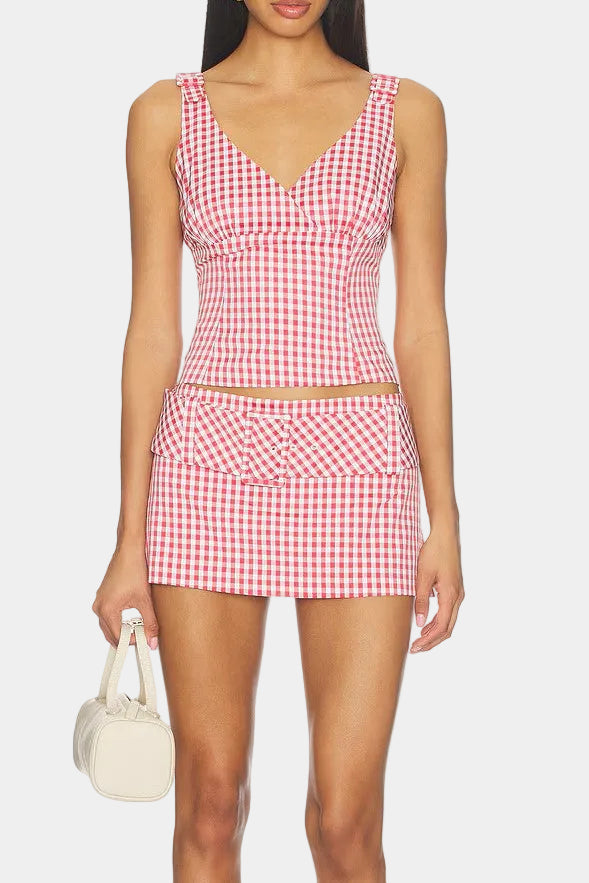 Amanda Uprichard Alistair Top & Skort Set