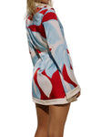 Runaway Amoree Long Sleeve Mini Dress