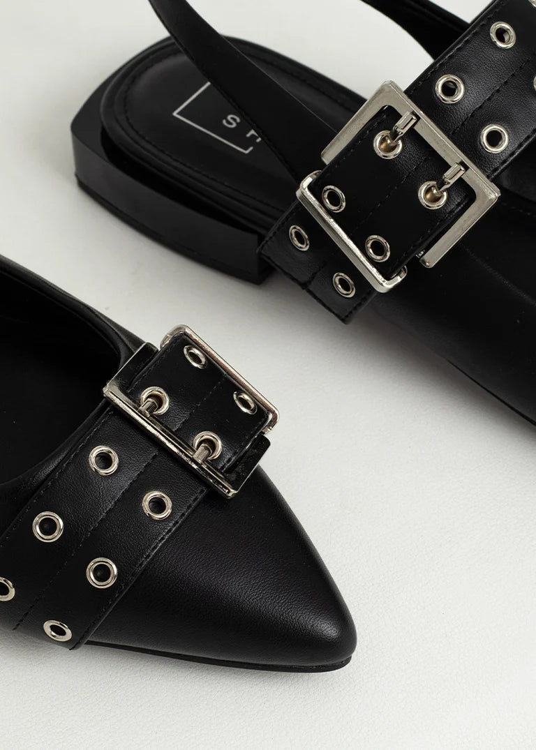 Angela Pointed Slingback Flats
