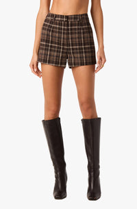 ASTR The Label Wynn Plaid Shorts