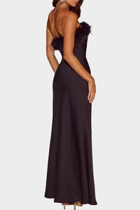 Runaway The Label Ariana Strapless Maxi Dress in Black