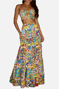 Ayla Top & Skirt Set