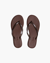 TKEES Aqua Lily Flip Flops