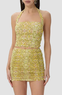 AFRM Aryana Top and Martina Mini Skirt Set