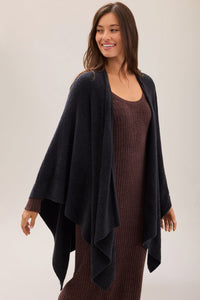 Barefoot Dreams CozyChic Lite® Weekend Wrap in Black