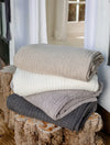 Barefoot Dreams Cozychic Lite Ribbed Throw