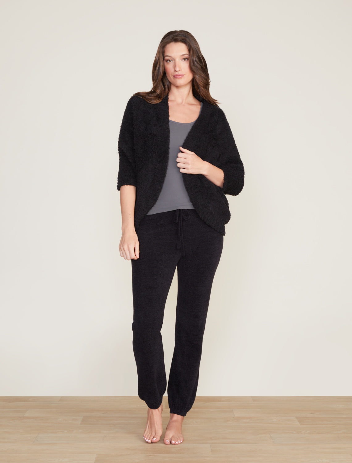 Barefoot Dreams CozyChic® Shrug in Black