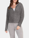Barefoot Dreams CozyChic® Relaxed Zip-up Hoodie in Carbon