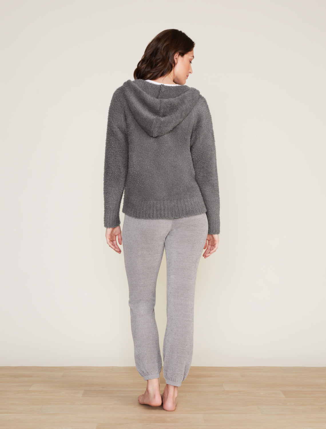 Barefoot Dreams CozyChic® Relaxed Zip-up Hoodie in Carbon