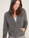 Barefoot Dreams CozyChic® Relaxed Zip-up Hoodie in Carbon