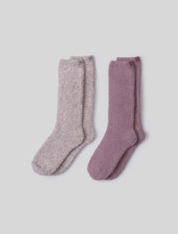 Barefoot Dreams CozyChic® 2 Pair Sock Set