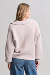 Barefoot Dreams CozyChic® Dolman Sleeve Collared Pullover in Stone