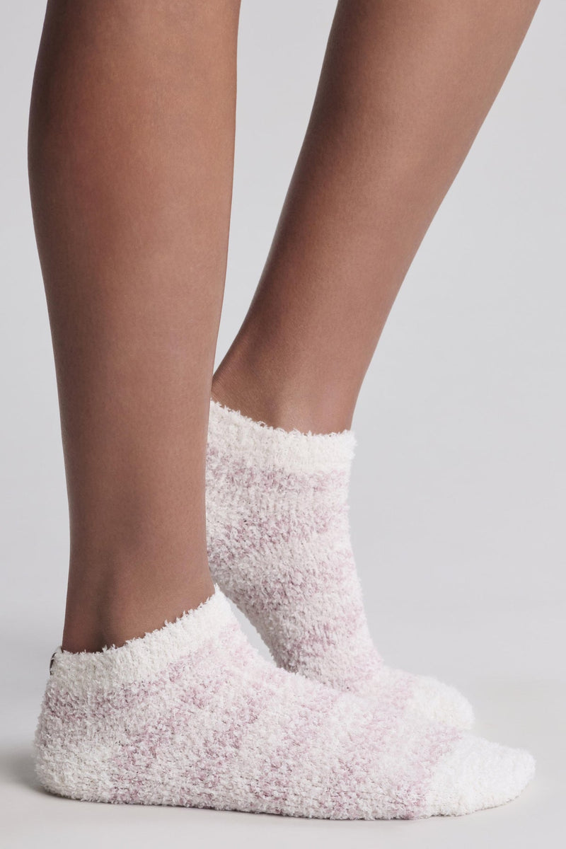 Barefoot Dreams CozyChic® Heathered Stripe Ankle Sock Set