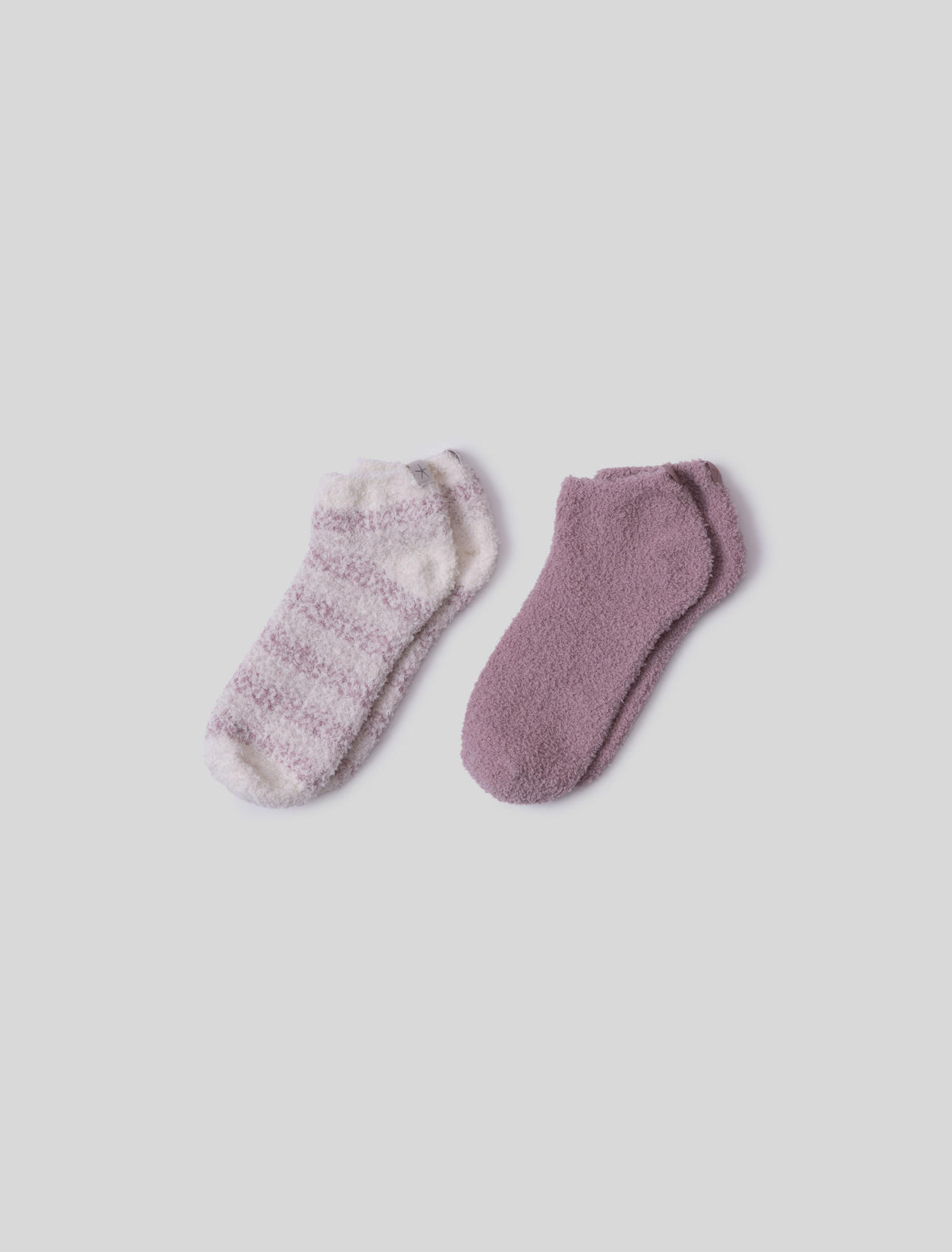 Barefoot Dreams CozyChic® Heathered Stripe Ankle Sock Set
