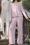 Barefoot Dreams CozyChic Ultra Lite® Cable Knit Ankle Pants in Teaberry