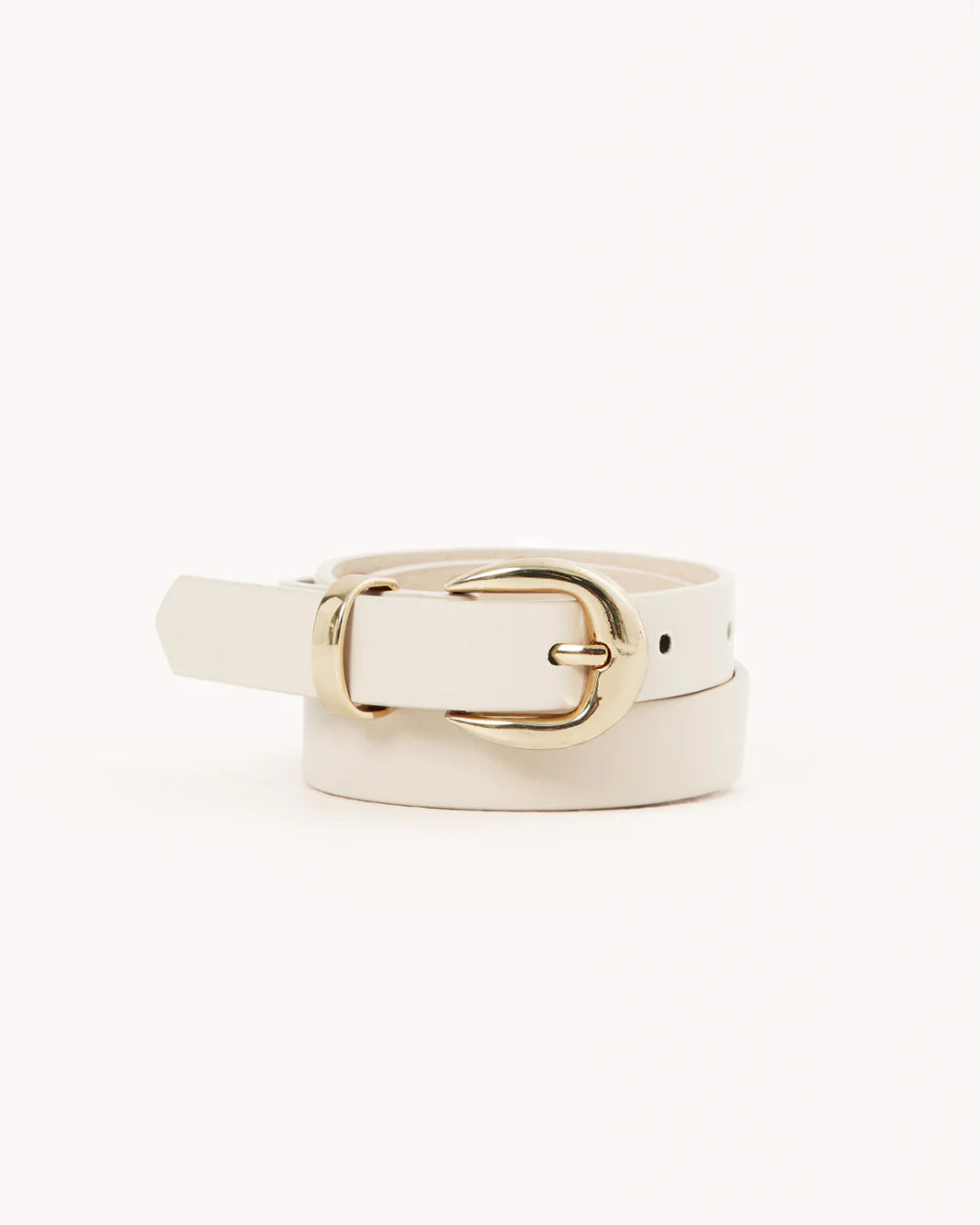 Billini Bella Belt in Bone Gold