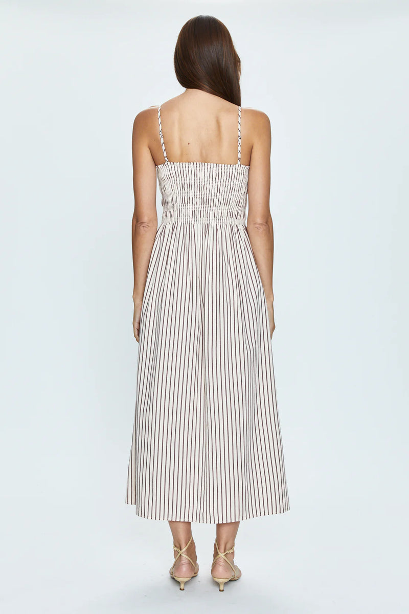 Pistola Bianca Smocked Bodice Dress
