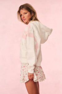 Love Shack Fancy Brunella Bow Hoodie