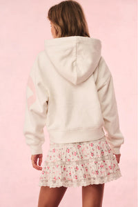 Love Shack Fancy Brunella Bow Hoodie