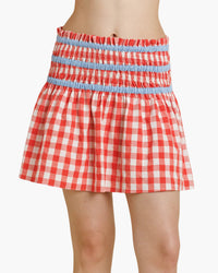 Nola Gingham Mini Skirt
