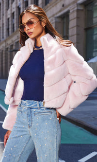 Generation Love Brianna Faux Fur Jacket