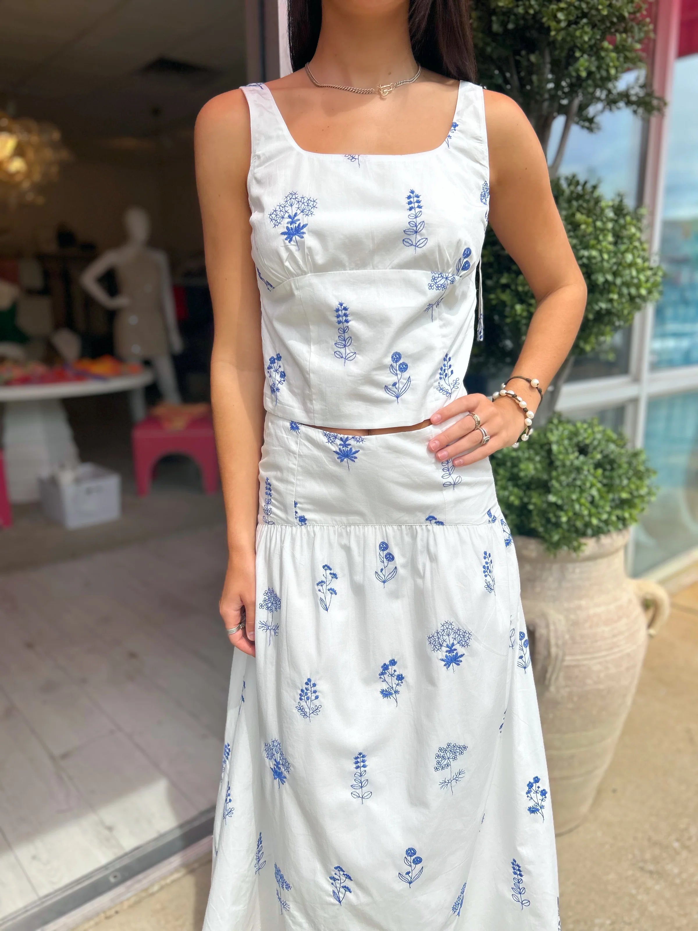 Nibi-MTK Demi Top & Odessa Maxi Skirt