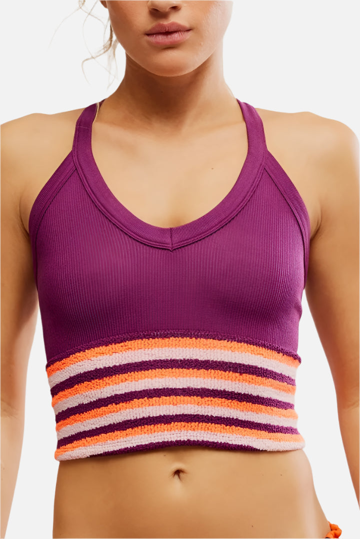 FP Movement All Clear V-Neck Striped Cami